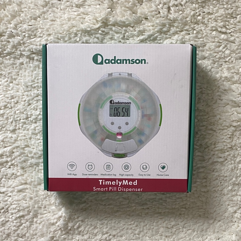 Adams TimelyMed Smart Pill Dispenser - White